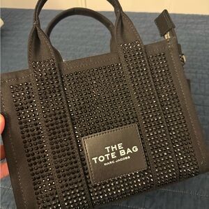 Marc Jacobs Black Studded Tote Bag